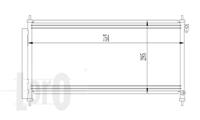 Condensor, airconditioning ABAKUS, u.a. für Honda