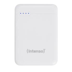 Intenso XS5000 Powerbank 5000 mAh LiPo USB-A, USB-C, Micro-USB Wit Statusweergave