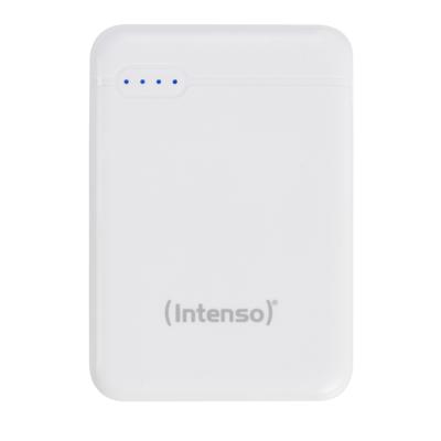 Intenso XS5000 Powerbank 5000 mAh LiPo USB-A, USB-C, Micro-USB Wit Statusweergave