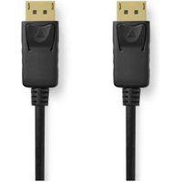 DisplayPort-Kabel | DisplayPort Male | DisplayPort Male | 8K@60Hz | Vernikkeld | 2.00 m | Rond | PVC