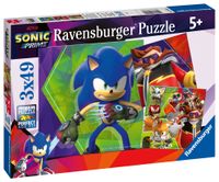 Ravensburger puzzel 3x49 stukjes sonic prime - thumbnail