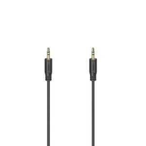 Hama Audiokabel Flexi-Slim 3,5-mm-jack-stekker Verguld Zwart 0,75 M