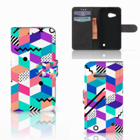 Microsoft Lumia 550 Bookcase Blokken Kleurrijk