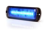 WAS Frontflitser W218 1471 ECO 12 V/DC, 24 V/DC werkt op boordnet Opbouw, Schroefmontage Blauw