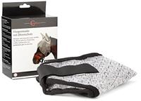 Covalliero Kerbl 324517 Vliegenmasker met oor- en uv-bescherming, wit, volledig