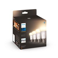 Philips Lighting Hue LED-lamp (4 stuks) 871951431914100 Energielabel: F (A - G) Hue White E27 Viererpack 4x800lm 60W E27 36 W Warmwit Energielabel: F (A - G) - thumbnail