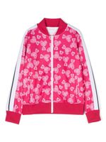 Palm Angels Kids veste bomber zippée à imprimé ourson - Rose