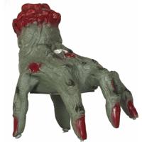 Fiestas Guirca Horror levende zombie hand - met beweging en geluid - 20 cm - Halloween decoraties   - - thumbnail