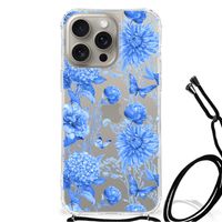 Case voor iPhone 15 Pro Max Flowers Blue