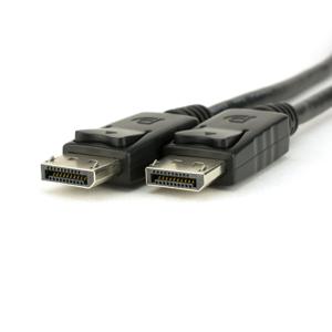 Akyga AK-AV-10 DisplayPort-kabel Aansluitkabel DisplayPort-stekker 1.8 m Zwart