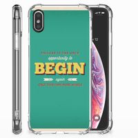 Apple iPhone X | Xs Telefoonhoesje met tekst Quote Begin