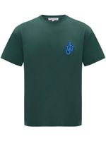 JW Anderson t-shirt en coton à patch logo - Vert