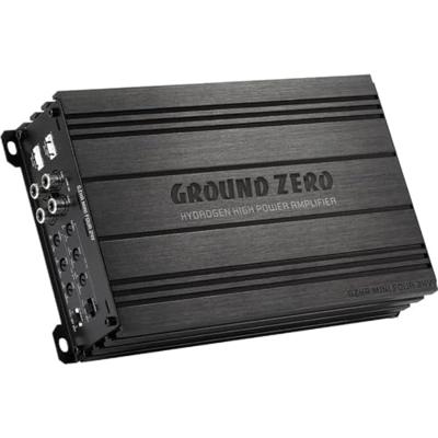 Grond Zero GZHA MINI VIER 24V | 4-Kanaal Klasse D Kompaktverstärker für 24V Betrieb | Endstufe