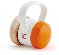 Hape rammelaar met ratel 8 cm oranje/wit