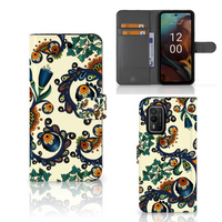 Wallet Case Nokia XR21 Barok Flower