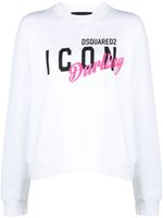 DSQUARED2 sweat Icon Darling Cool en coton - Blanc - thumbnail