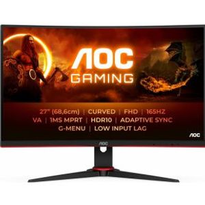 AOC GAMING C27G2E/BK 27 Full HD 165Hz Curved VA Monitor