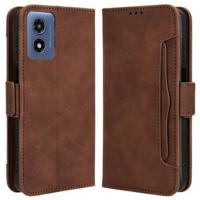 Motorola Moto G Play (2024) Cardholder Series Portemonnee Hoesje - Bruin - thumbnail