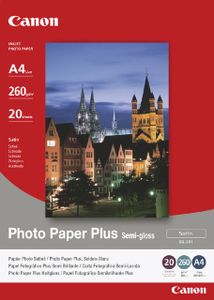 Inkjetpapier Canon SG-201 A4 260gr semi glossy 20vel