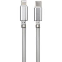 Renkforce USB-kabel USB 2.0 USB-C stekker, Apple Lightning stekker 1.00 m Wit TO-6886779 - thumbnail