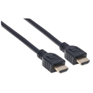 Manhattan 353953 HDMI-kabel HDMI Aansluitkabel HDMI-A-stekker, HDMI-A-stekker 5.00 m Zwart 4K UHD, UL gecertificeerd