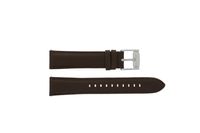 Horlogeband Fossil FS4839 Leder Bruin 20mm