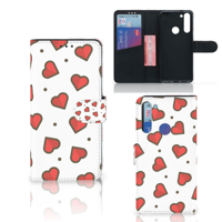 Motorola Moto G8 Telefoon Hoesje Hearts