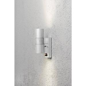 Konstsmide Modena 7542-320 Buitenlamp met bewegingsmelder (wand) Halogeen GU10 70 W Verzinkt