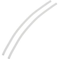 TRU COMPONENTS TC-KG008203 Stootrand Transparant (l x b x h) 10 m x 3.3 mm x 3.7 mm 10 m