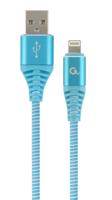 Gembird CC-USB2B-AMLM-2M-VW Lightning-kabel Blauw