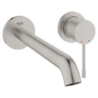 GROHE Essence New Wastafelkraan Inbouw - uitloop 23cm -L-size - met inbouwdeel - supersteel SW73262 / SW28941 - thumbnail