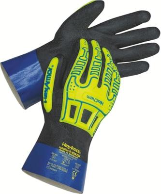HexArmor 6070808 rubiflex S XG27BI Chemicaliënhandschoen Maat (handschoen): 8 EN 388:2016, EN 374-1:2016 ISO 374-1:2016