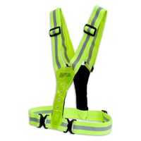 Lynx Harnas usb led sport vest neon geel - thumbnail