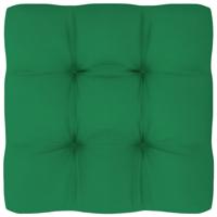 vidaXL Bankkussen pallet 80x80x10 cm groen
