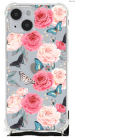 iPhone 14 Plus Case Butterfly Roses