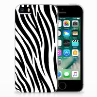 Apple iPhone SE | 5S TPU Hoesje Zebra - thumbnail