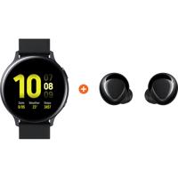Samsung Galaxy Watch Active2 Zwart 44 mm Aluminium + Galaxy Buds Plus Zwart