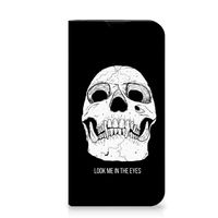 Mobiel BookCase iPhone 13 Mini Skull Eyes - thumbnail