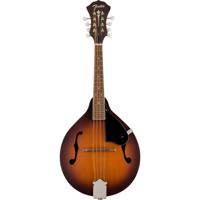 Fender PM-180E Mandolin Aged Cognac Burst WN elektrisch-akoestische mandoline met gigbag - thumbnail