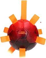 Dog Comets Hypernova - Hondenspeelgoed - Hondenbal met nylon lussen - Drijvend - Oranje - Ø 15 cm