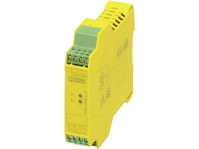 Veiligheidsrelais PSR-SPP-24DC/URML4/3X1/1X2/B Phoenix Contact Voedingsspanning (num): 24 V/DC 3x NO, 1x NC (b x h x d) 22.5 x 99 x 114.5 mm 1 stuk(s) Veiligheidsrelais PSR-SPP-24DC/URML4/3X1/1X2/B Phoenix Contact Voedingsspanning (num): 24 V/DC 3x NO, 1x NC (b x h x d) 22.5 x 99 x 114.5 mm 1 stuk(s)