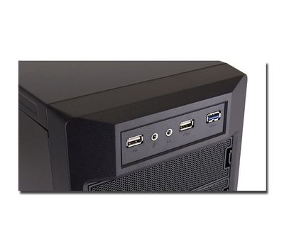 LC Power 925B Midi-tower PC-behuizing Zwart