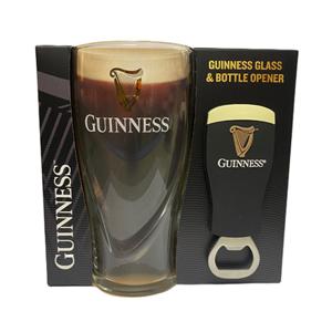 Guinness - Bierglas "Harp Gravity" & Flesopener Cadeauset