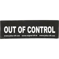 Julius-K9 tekstlabel Out of Control 16 x 5 cm - thumbnail