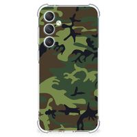 Samsung Galaxy S23 FE Doorzichtige Silicone Hoesje Army Dark