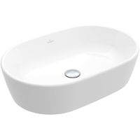 Villeroy & Boch Architectura waskom 60x40x15.5cm Ovaal zonder overloopgat Wit Alpin glans Ceramic 5A266101 - thumbnail