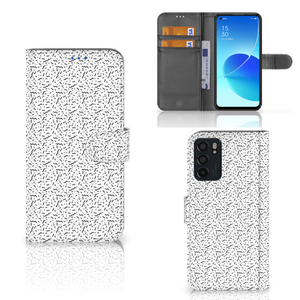 OPPO Reno6 5G Telefoon Hoesje Stripes Dots