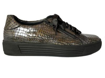 Grijze Solidus Veterschoenen Hazel Bora Wijdte H