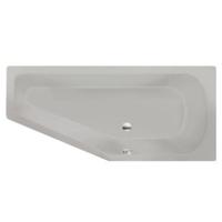 Ligbad Inbouw Xenz Lagoon Compact Vijfhoek Rechts 75x170x45cm Acryl Cement Mat met Poten