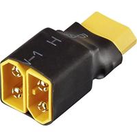 Reely Adapterstekker [2X XT60-1x XT60] serieel geschakeld 1373217